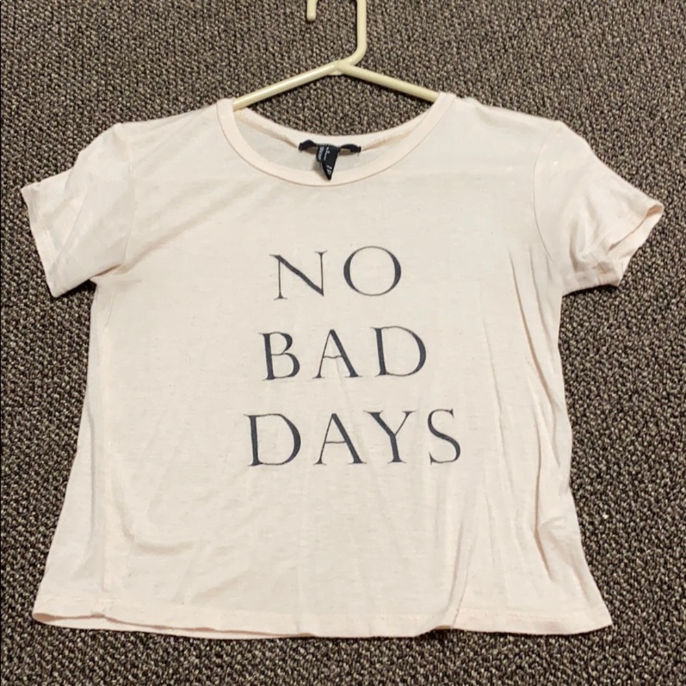 No bad days crop top